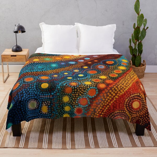 Item preview, Aboriginal Inspired Dot Art - Circular Paths designed and sold by GrinGalore.