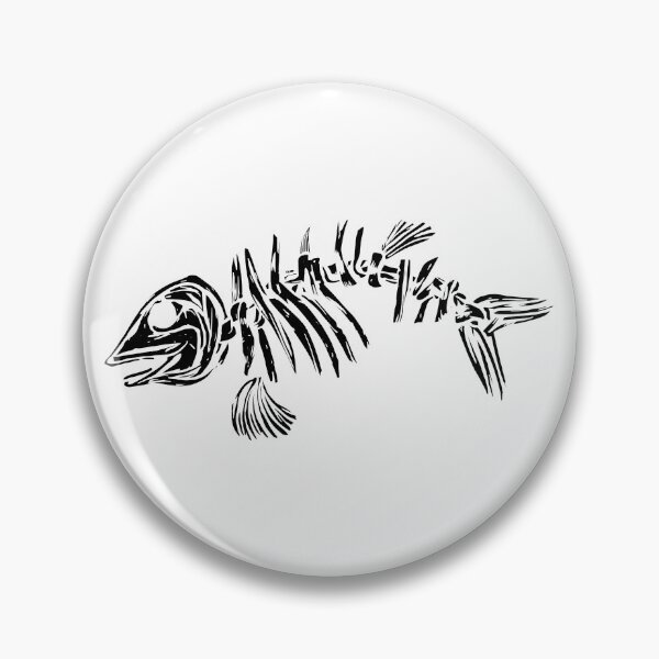 Item preview, Barb Wire Fish Bones designed and sold by Angry Swan Designs.