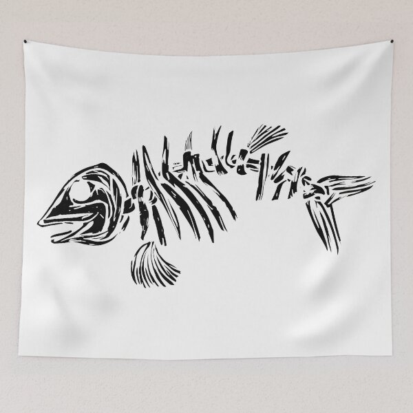 Item preview, Barb Wire Fish Bones designed and sold by Angry Swan Designs.