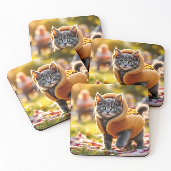 Item preview, Hot Dog Hero Cat designed and sold by 2gather1ness.
