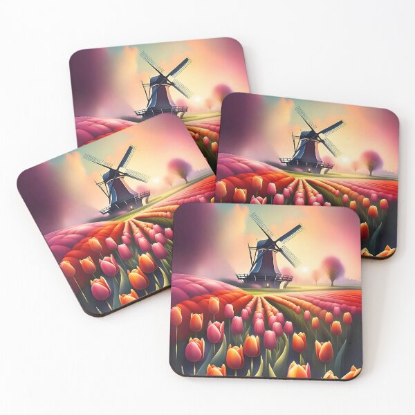 Item preview, Tulip farm in Amsterdam Netherlands designed and sold by Purr95.