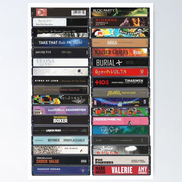 Item preview, Best of 2007 in Music - Born in 2007- 18th Birthday Gift designed and sold by Mr Mustard Prints.