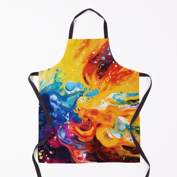 Item preview, Abstract colorful oil painting on canvas designed and sold by Gabi.Media.