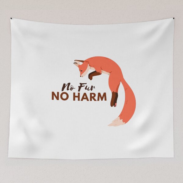 Item preview, Anti Fur: No Fur, No Harm designed and sold by musthavewords.