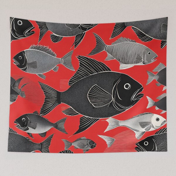 Item preview, Amazning Black fish  designed and sold by Vilemo.