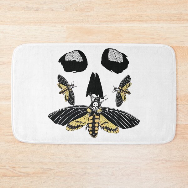 Item preview, Death's-head hawkmoth&skull-pattern -White 2 designed and sold by StudioViArt.