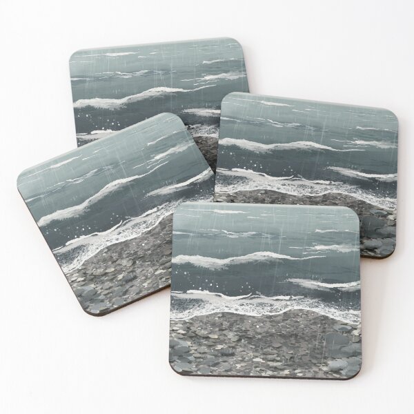 Item preview, Paisaje marino lluvioso designed and sold by Schgain.