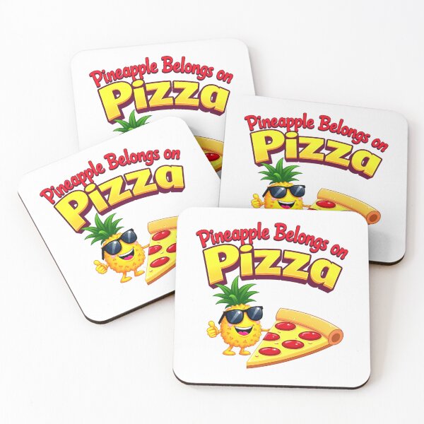 Item preview, Pineapple Belongs on Pizza - Fun Food Design designed and sold by MystiqSlav.