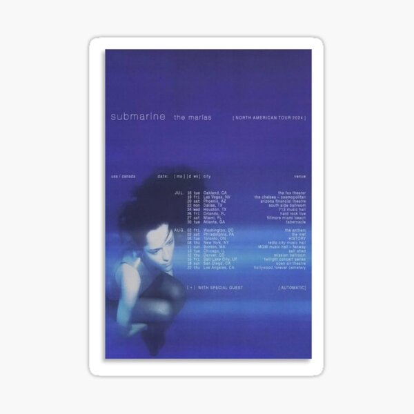 Item preview, The Marias concert designed and sold by musiclover3177.