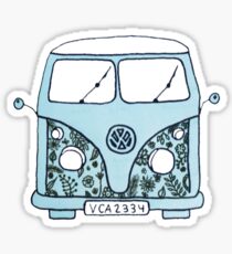 blue tumblr van sticker Sticker