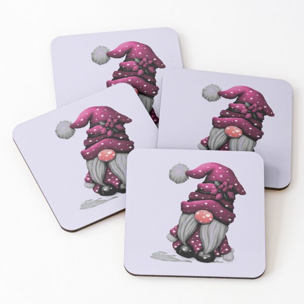 Item preview, Cute Purple Santa Christmas Gnome designed and sold by ShreecreatE.