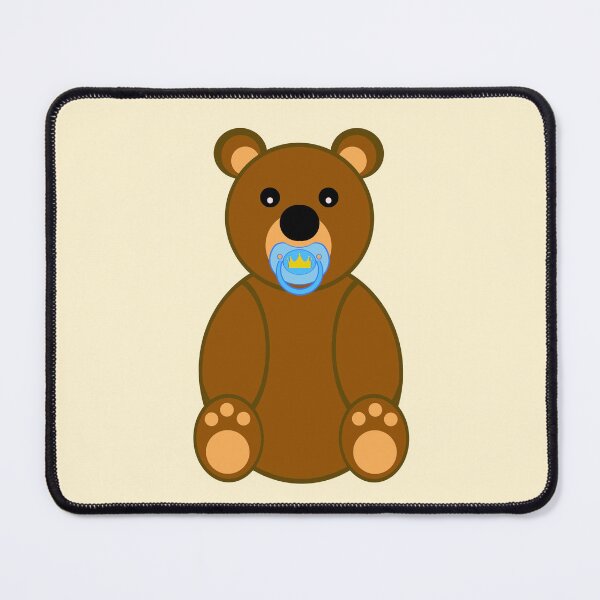 Item preview, Cute teddy bear baby agere pacifier designed and sold by mikistudio.
