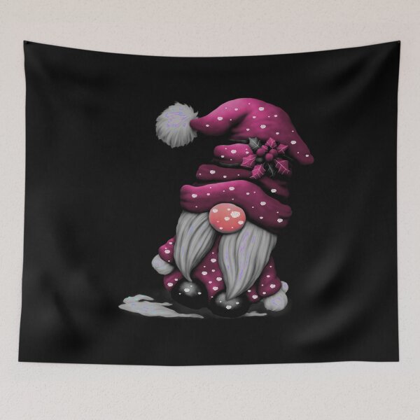 Item preview, Cute Purple Santa Christmas Gnome designed and sold by ShreecreatE.