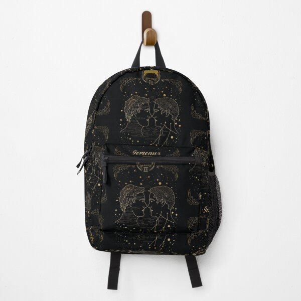 Item preview, Gemini astrology sign gold and black designed and sold by asamijess.