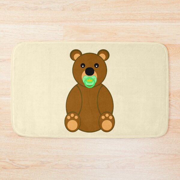 Item preview, Cute teddy bear baby agere pacifier designed and sold by mikistudio.