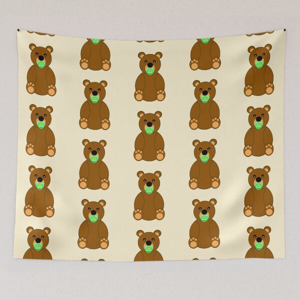 Item preview, Cute teddy bear baby agere pacifier designed and sold by mikistudio.