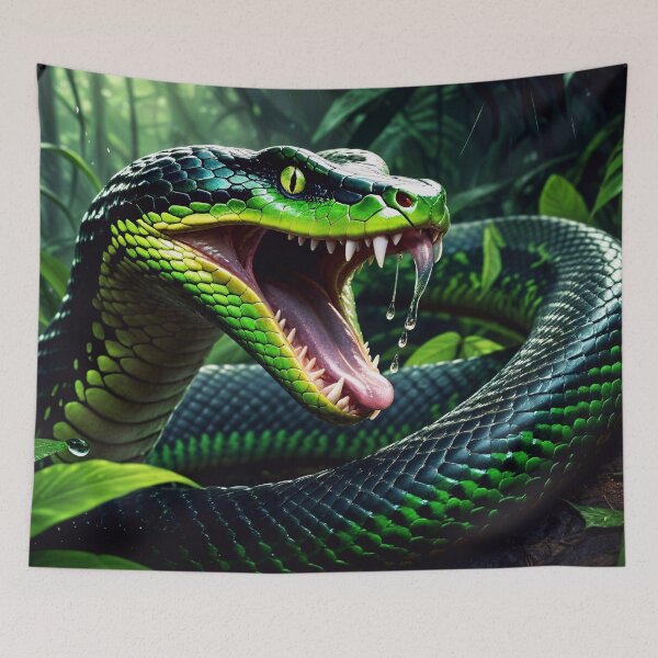 Item preview, Huge Green Snake designed and sold by M-Y-A-R-T-.
