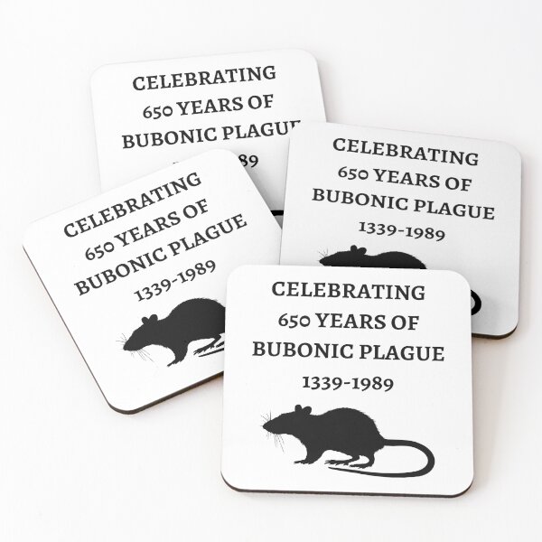 Item preview, Celebrating 650 Years of Bubonic Plague 1339-1989 designed and sold by fusedtees.