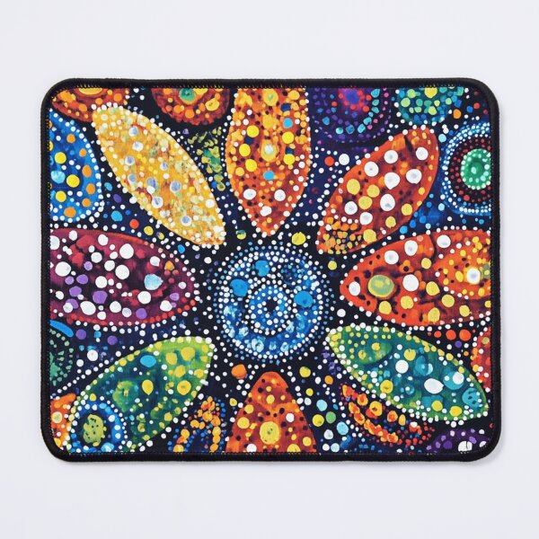 Item preview, Aboriginal Inspired Dot Art - Sacred Flower Of Life designed and sold by GrinGalore.