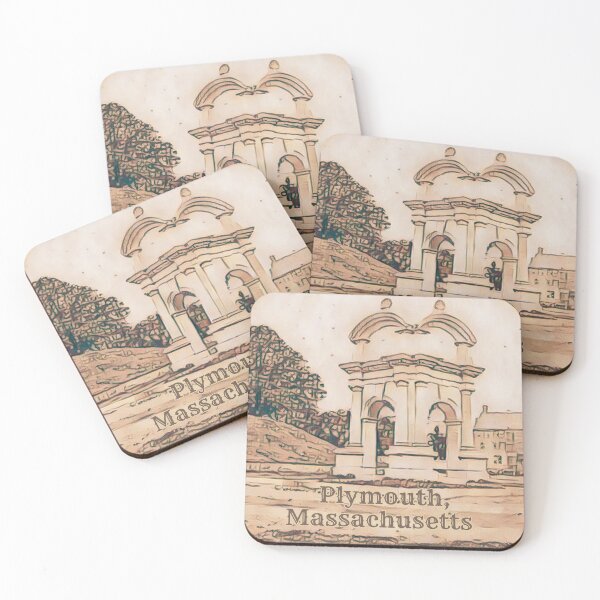 Item preview, Oldest Cities, Plymouth Massachusetts, Landmarks in United States designed and sold by CulturalCurios.
