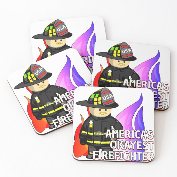 Item preview, USA's Okayest Firefighter designed and sold by Flashover.