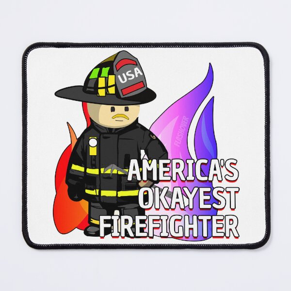 Item preview, USA's Okayest Firefighter designed and sold by Flashover.