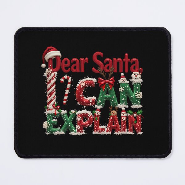 Item preview, Dear Santa I can explain designed and sold by jkrphoto.