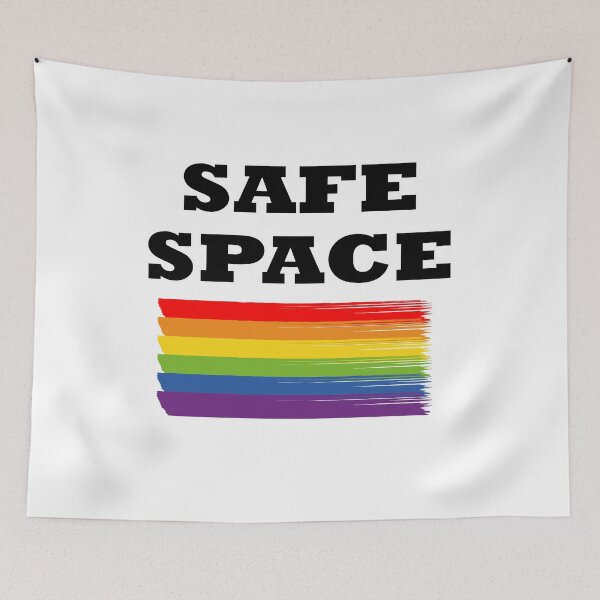 Item preview, LGBTQ safe space   designed and sold by Inspirationmotivation.