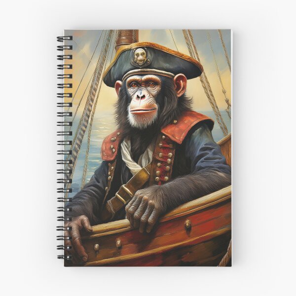 Item preview, Oil painting of Chimpanzee Pirate designed and sold by Boxing Kangaroo Retail Company.