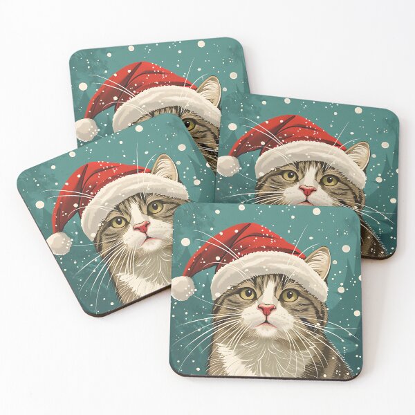 Item preview, Festive Cat-titude designed and sold by ghastlygraphix.