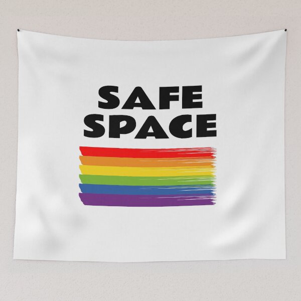 Item preview, LGBTQ safe space   designed and sold by Inspirationmotivation.