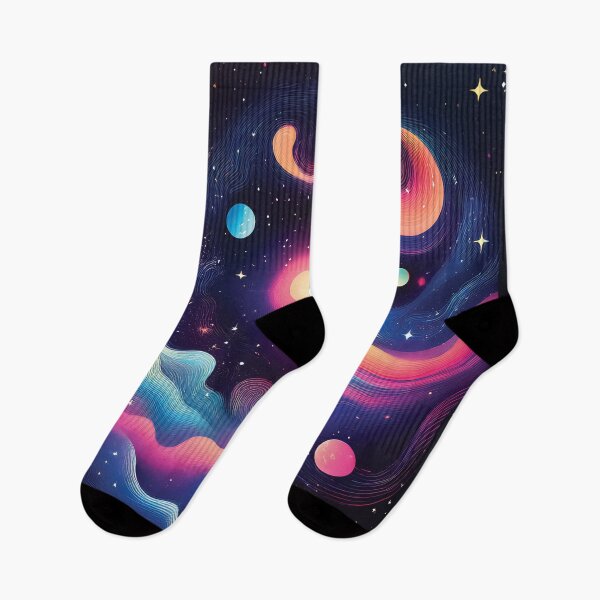 Item preview, A dense cosmic design filled with bright stars and swirling nebulas in vibrant colors.  designed and sold by HEMRO.