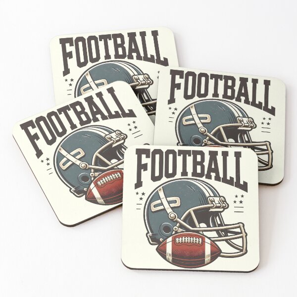 Item preview, Vintage Football Helmet & Ball - Classic American Football designed and sold by The Wonder cabinet.