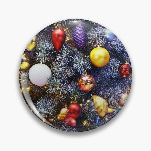 Item preview, Christmas Tree with Colorful Ornaments and Twinkling Lights designed and sold by DigitalGemArt.