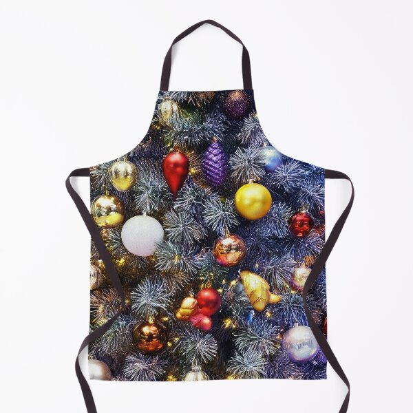 Artikelvorschau, Weihnachtsbaum mit bunten Ornamenten und funkelnden Lichtern entworfen und verkauft von DigitalGemArt.