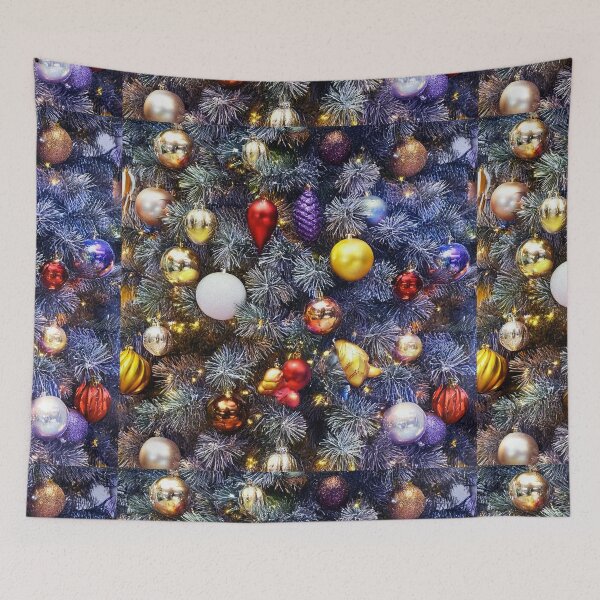 Item preview, Christmas Tree with Colorful Ornaments and Twinkling Lights designed and sold by DigitalGemArt.