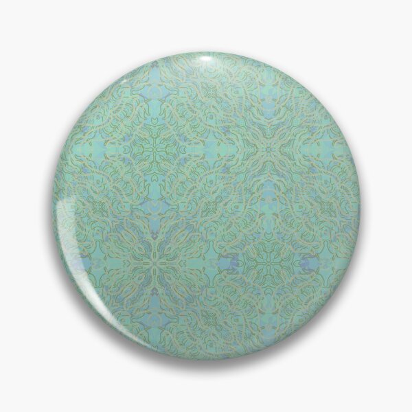 Item preview, Celestial Flames - Pearl Aqua Mandela designed and sold by Carina Parry Studios.