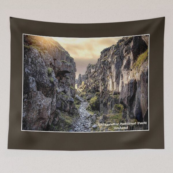 Item preview, Iceland Thingvellir National Park Travel and Tourism Advertising Print designed and sold by posterbobs.
