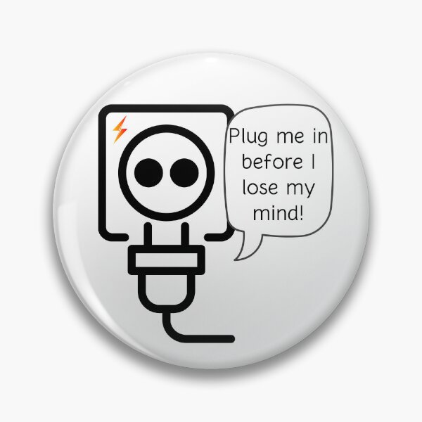 Item preview, Plug Me In - Funny Minimalist Design designed and sold by Zuday.