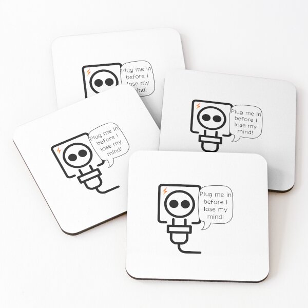 Item preview, Plug Me In - Funny Minimalist Design designed and sold by Zuday.