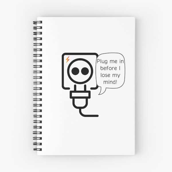 Item preview, Plug Me In - Funny Minimalist Design designed and sold by Zuday.