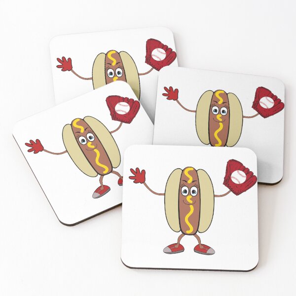 Item preview, Baseball Hot Dog designed and sold by Sartoris Art.