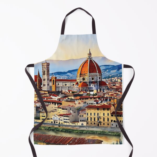 Item preview, Elegant Watercolor: Florence Duomo and Sunset Reflections designed and sold by ArteeInnovation.