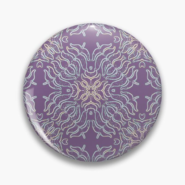 Item preview, Celestial Flames - Dusty Purple Mandela designed and sold by Carina Parry Studios.