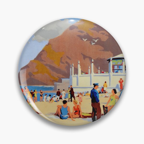 Item preview, Vintage GWR Great Western Railway visit Aberystwyth holiday travel poster designed and sold by Random Railways.