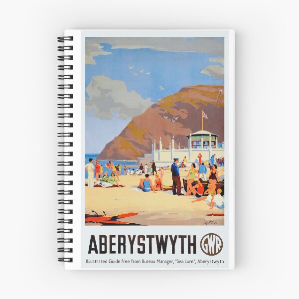 Item preview, Vintage GWR Great Western Railway visit Aberystwyth holiday travel poster designed and sold by Random Railways.