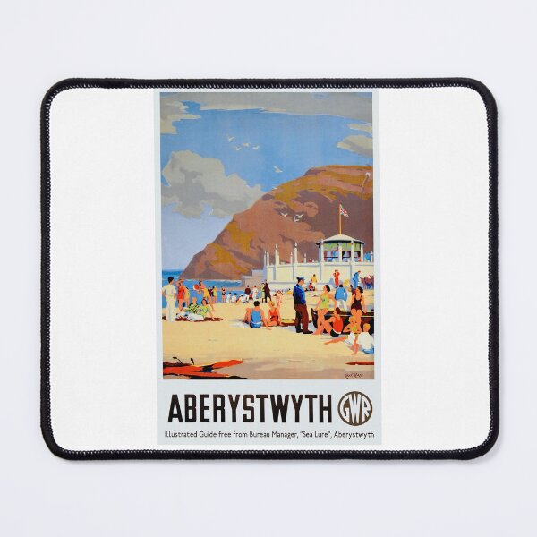 Item preview, Vintage GWR Great Western Railway visit Aberystwyth holiday travel poster designed and sold by Random Railways.