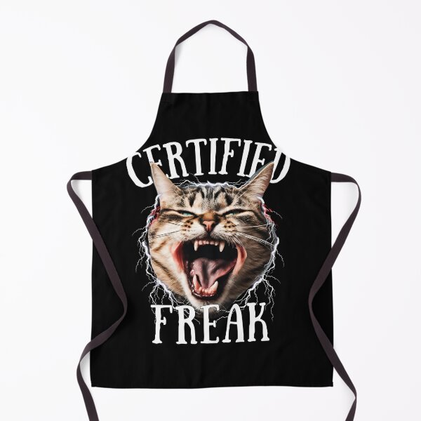 Item preview, Certified freak meme cursed cat designed and sold by MilkyForest.