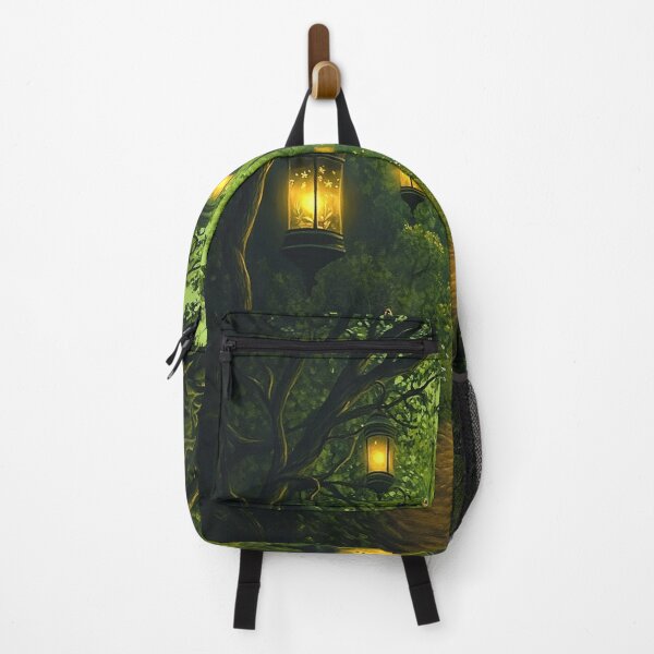 Item preview, Enchanted Forest Pathway – Magical Lanterns and Glowing Butterflies designed and sold by Creet-Design.