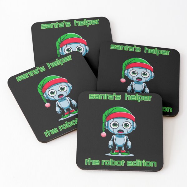 Item preview,  Robot Santa's helper  the robot edition, Cute Robots , Santa Robots, Baby Robots Family designed and sold by KolorellaS.